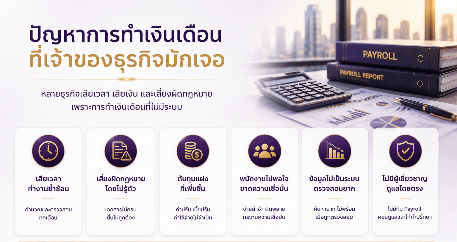 บริการ Payroll ครบวงจร